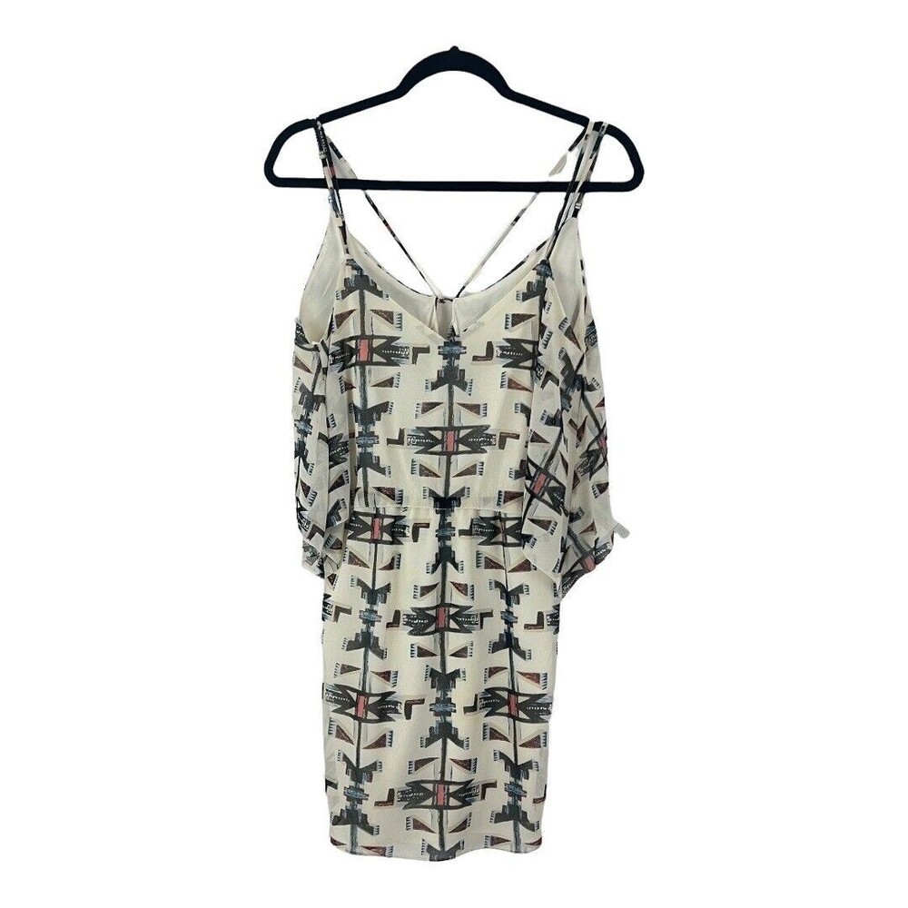 Dolce Vita Womens Size Medium Geometric Print Cut Out Dress